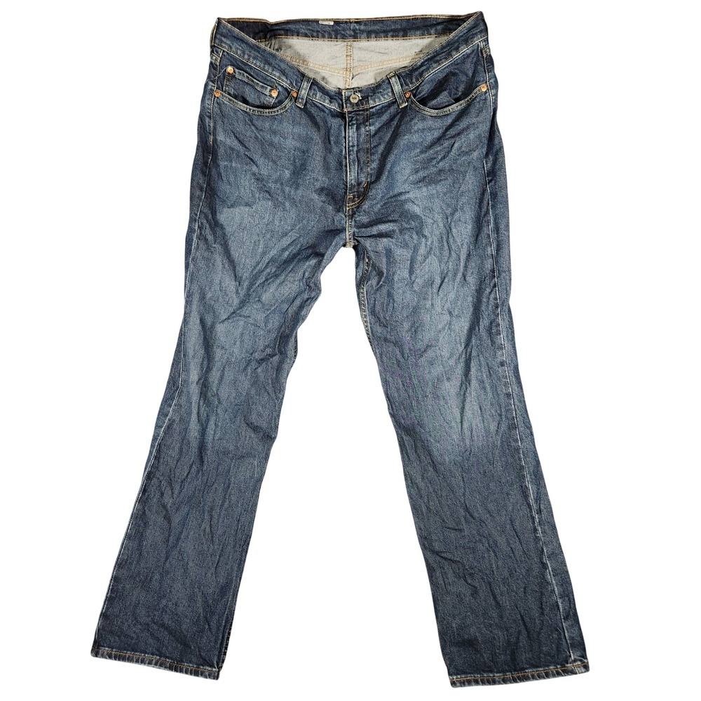 Levi's 514 Straight Fit Jeans‎ Mens 38x32 Blue Excellent Medium Wash Denim